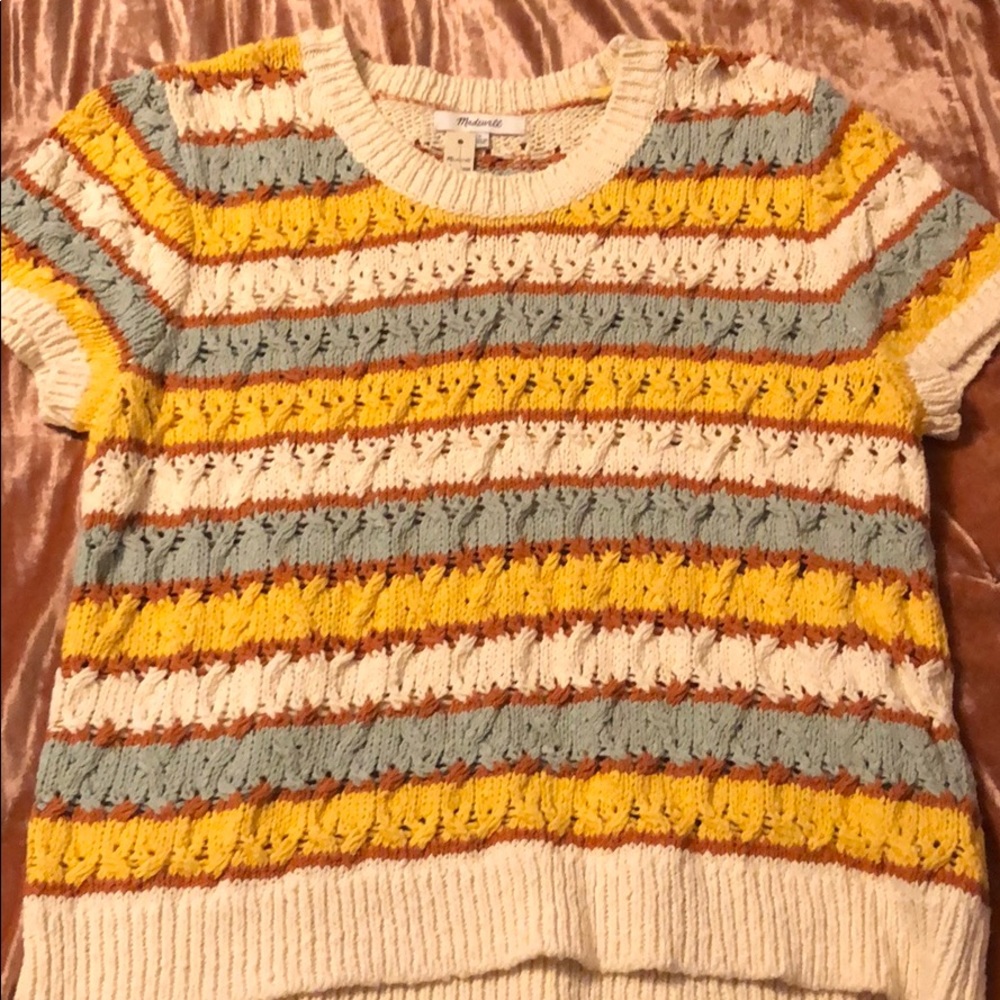Madewell crochet tee